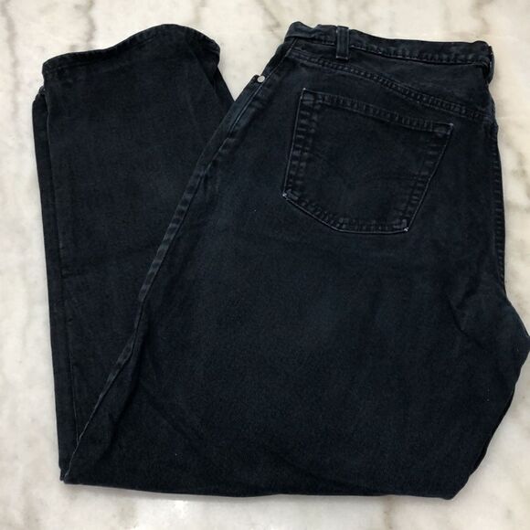 Vintage 90’s Levi’s SilverTab Loose Fit 36x31 Dark Blue Made in USA - Picture 2 of 10